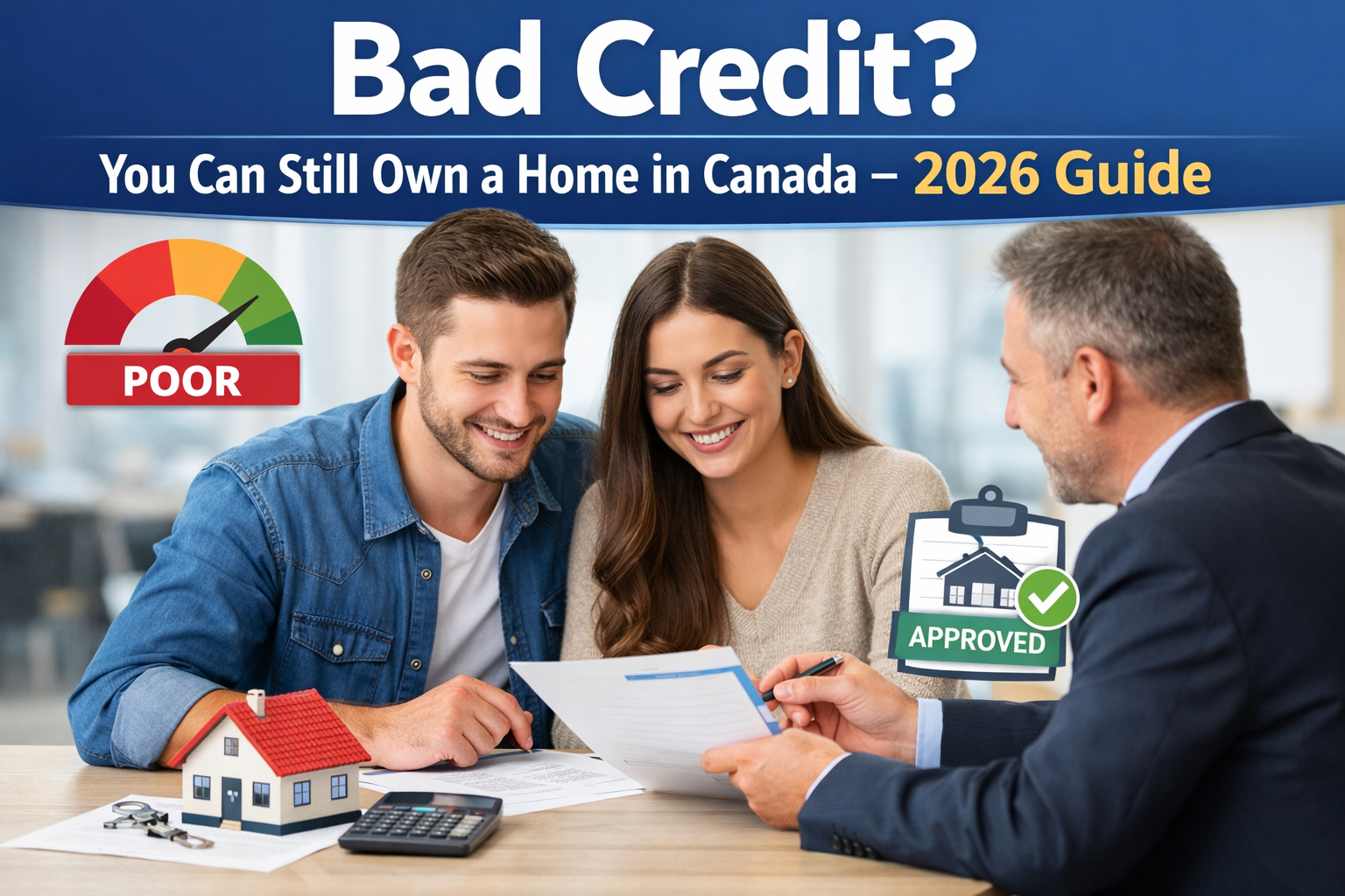 Bad Credit Mortgage Options in Canada: How to Get Approved in 2026
